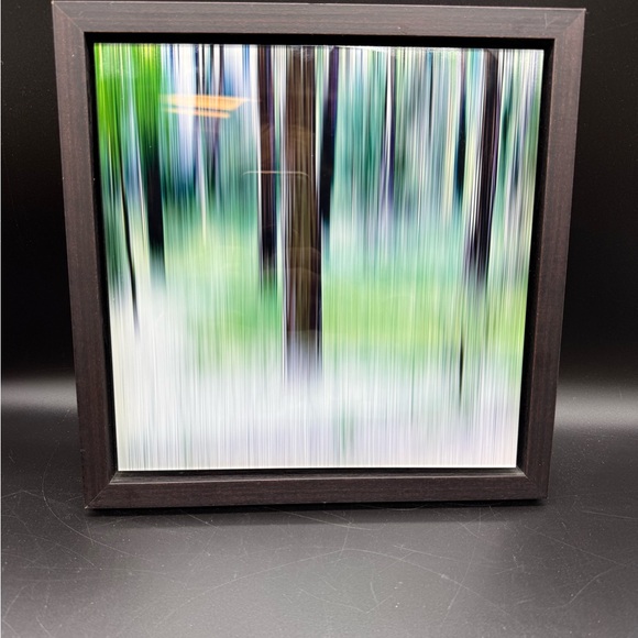 Artwork by Sabrine Wild Print 2007 transferred to glass